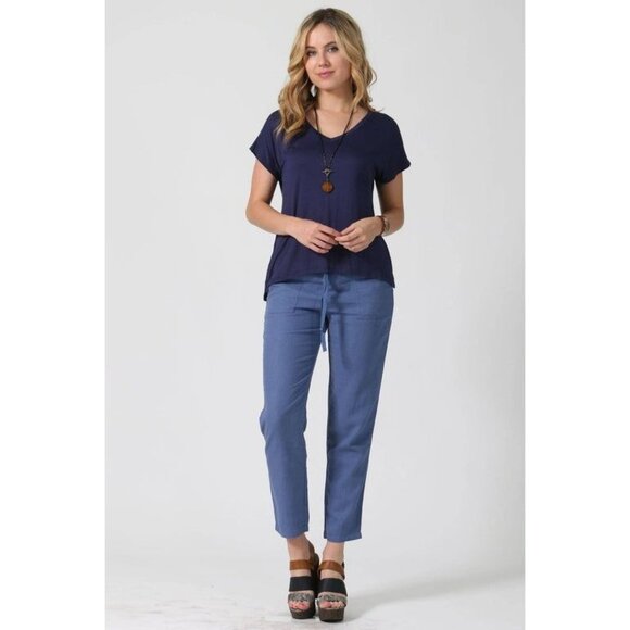 Women's Casual Navy Shirt - Picture 1 of 1